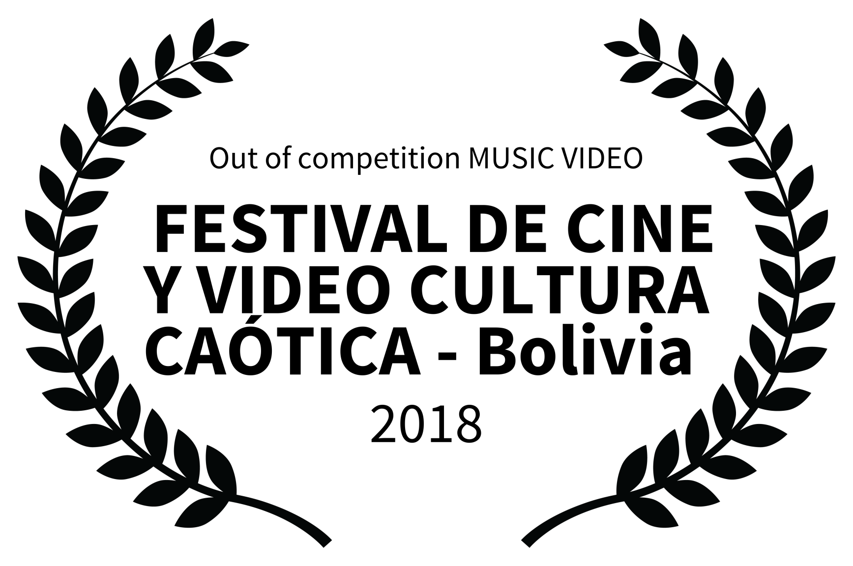 Fear Film Out of competition MUSIC VIDEO – FESTIVAL DE CINE Y VIDEO CULTURA CATICA – Bolivia – 2018 (1)